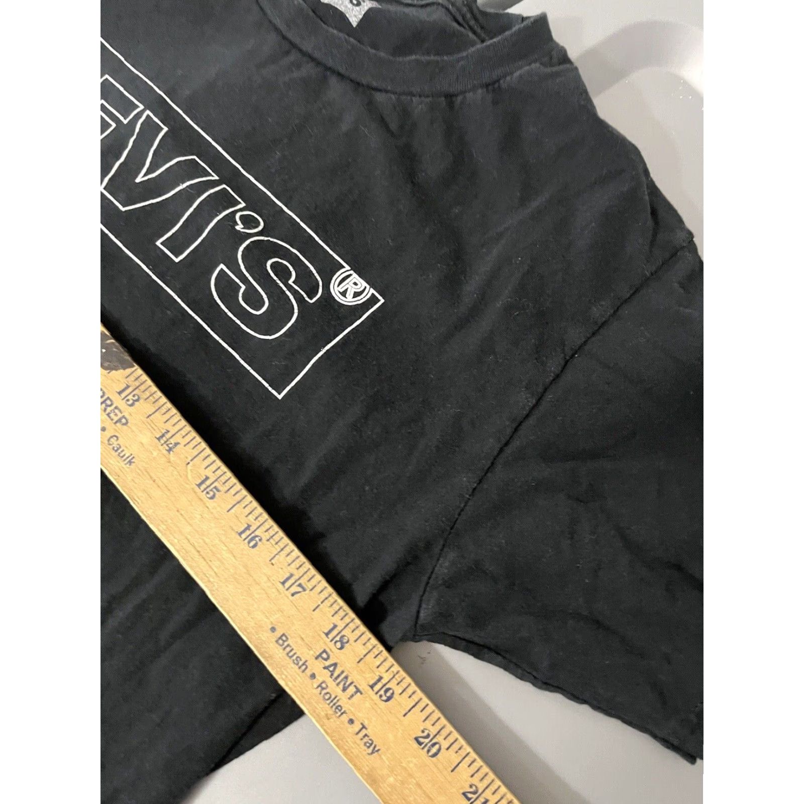 Levi's Levi's Shirt Adult Medium Black Big Logo Crew Neck Tee 90s Classic Mens Size US M / EU 48-50 / 2 - 5 Thumbnail