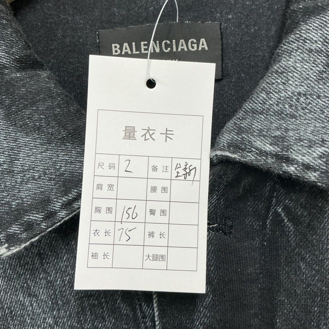 Balenciaga Balenciaga washed denim overcoats Size US S / EU 44-46 / 1 - 3 Thumbnail
