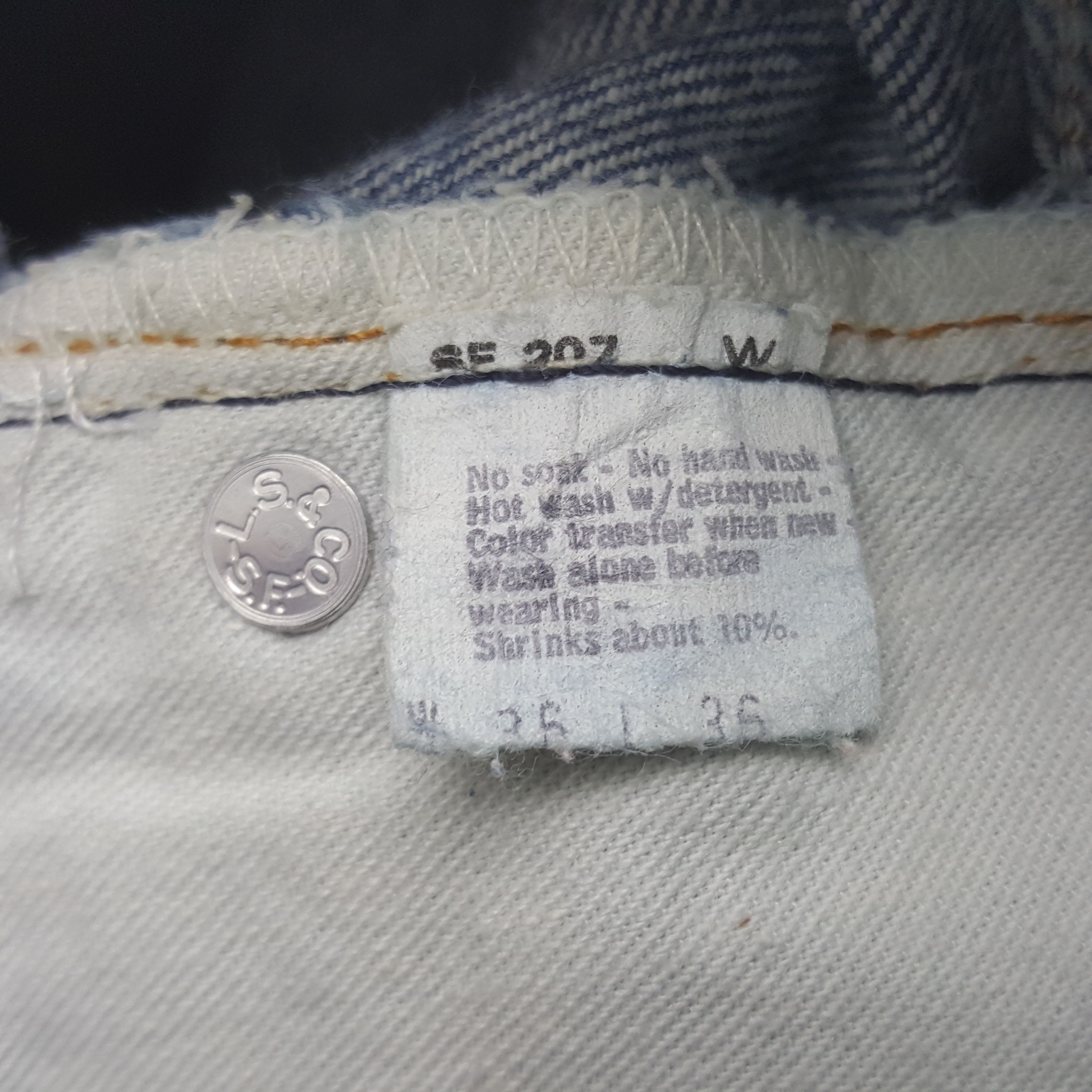Levi's Vintage Levi's 501 Denim Jeans Size US 34 / EU 50 - 14 Thumbnail