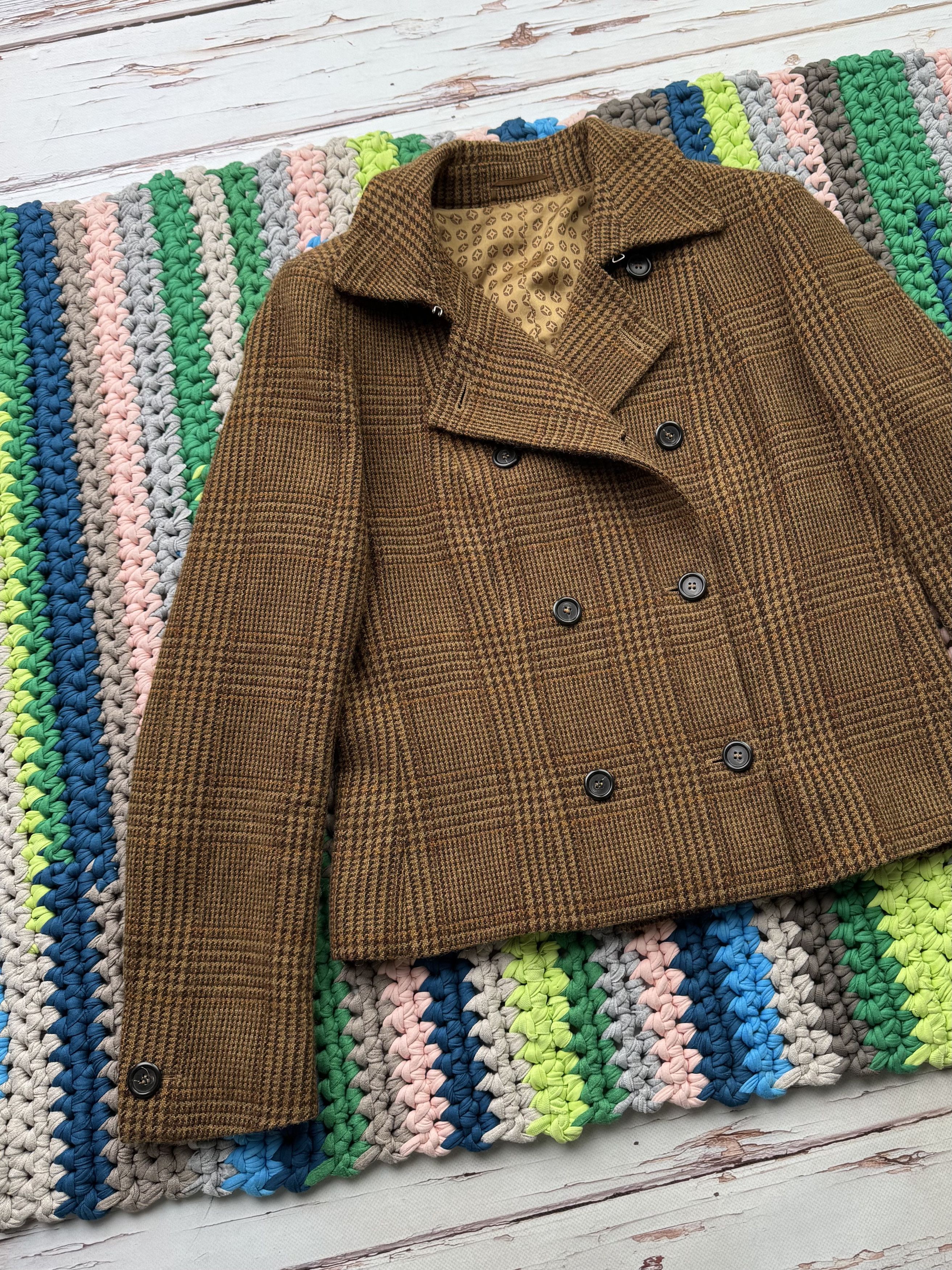 Max Mara Max Mara Wool Cropped Coat (V290)(D10) Size L / US 10 / IT 46 - 2 Thumbnail