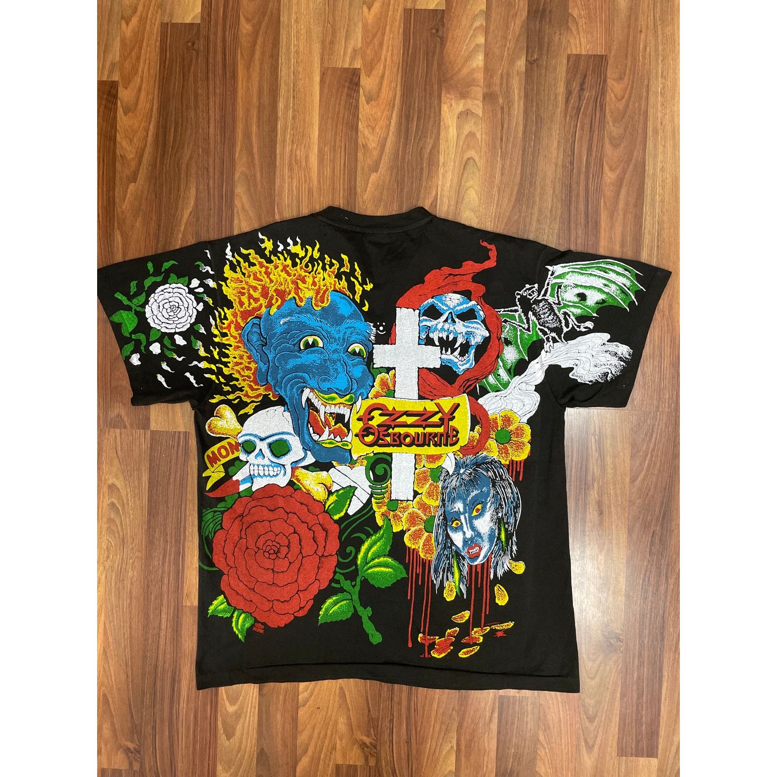 Hanes Ozzy Osbourne Hanes Heavyweight AOP Tee XL Size US XL / EU 56 / 4 - 5 Thumbnail