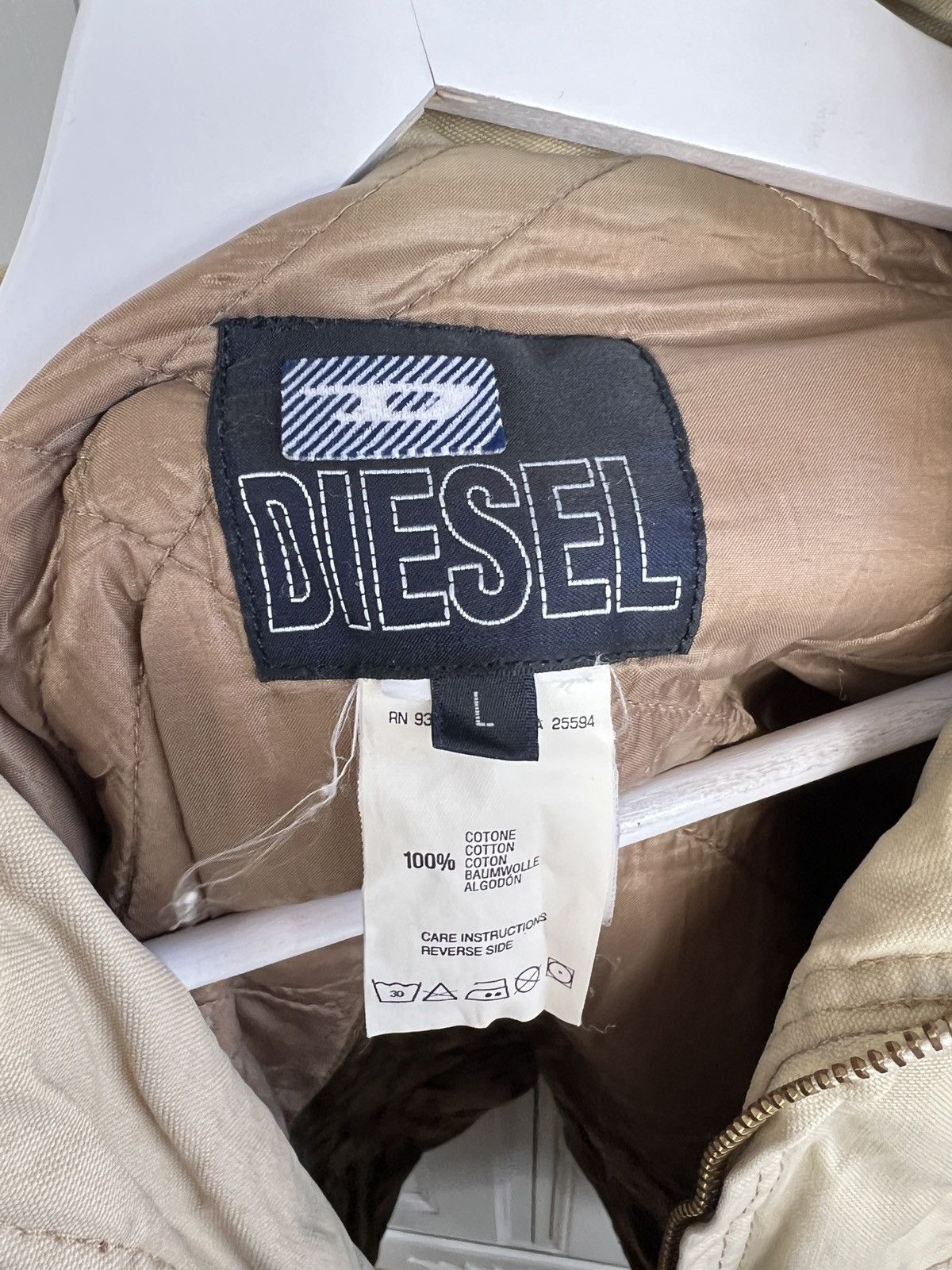 Diesel Vintage diesel workwear jacket 90s Size US L / EU 52-54 / 3 - 5 Thumbnail