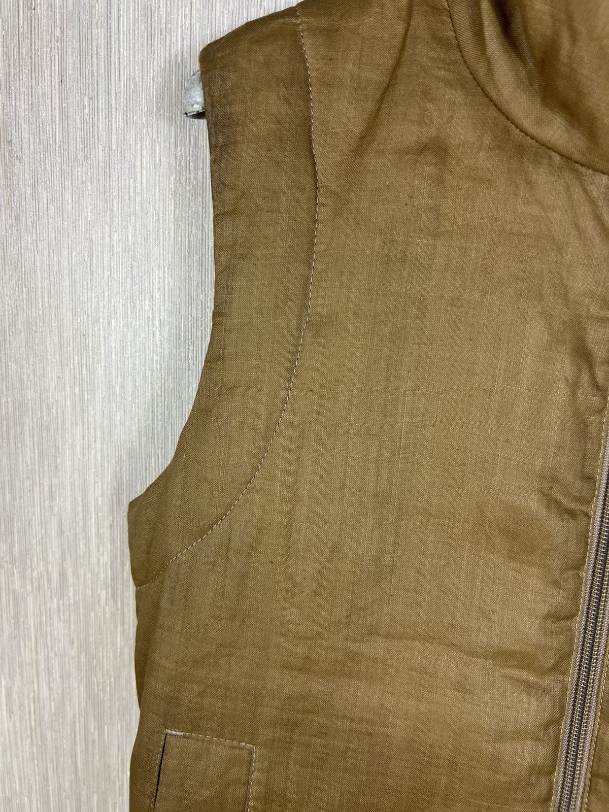 Dirk Bikkembergs Vintage 90s Dirk Bikkembergs linen buckle vest sleeveless Size M / US 6-8 / IT 42-44 - 8 Thumbnail