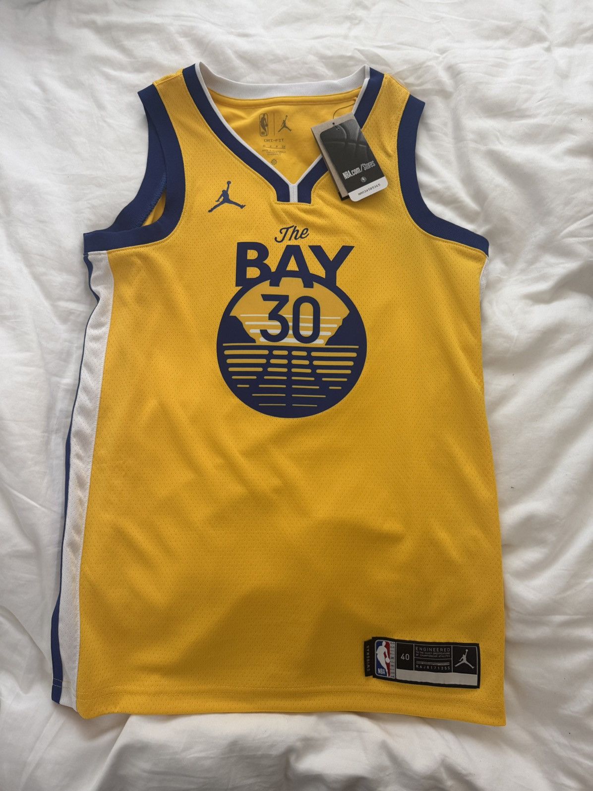 Nike NIKE NBA WARRIORS ICON CURRY DRI FIT Sz S Small 2022/2023 Size US S / EU 44-46 / 1 - 1 Thumbnail