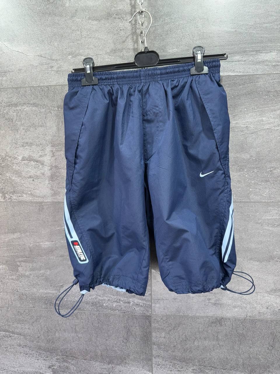 Vintage Nike Vintage Shorts Rare Big Logo Y2K Drill Swoosh Size US 30 / EU 46 - 1 Thumbnail