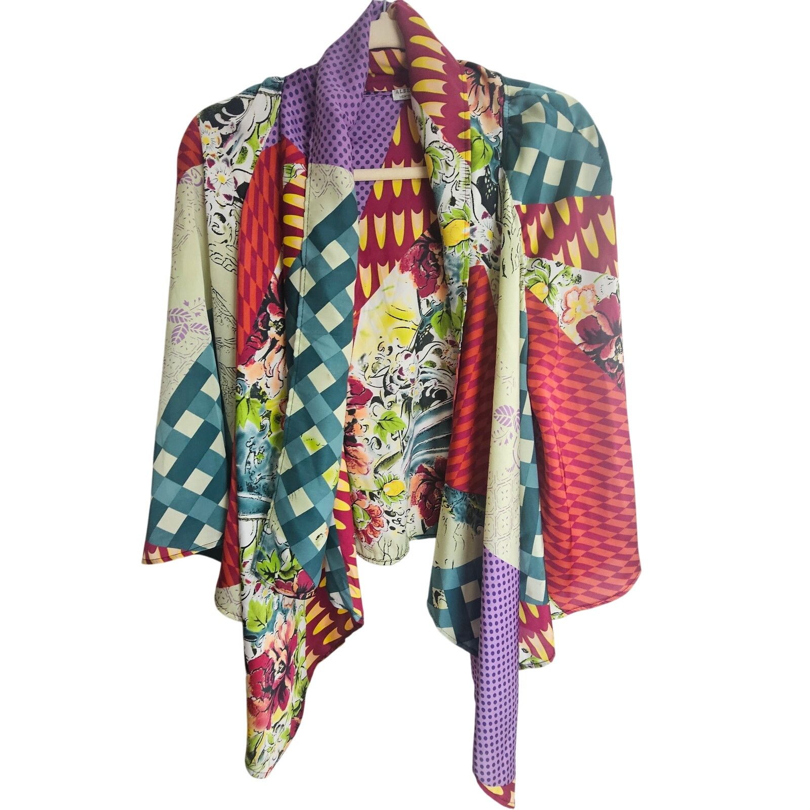 Alberto Vintage Alberto Makali Crop Kimono M Artsy Whimsical Boho Size M / US 6-8 / IT 42-44 - 1 Thumbnail