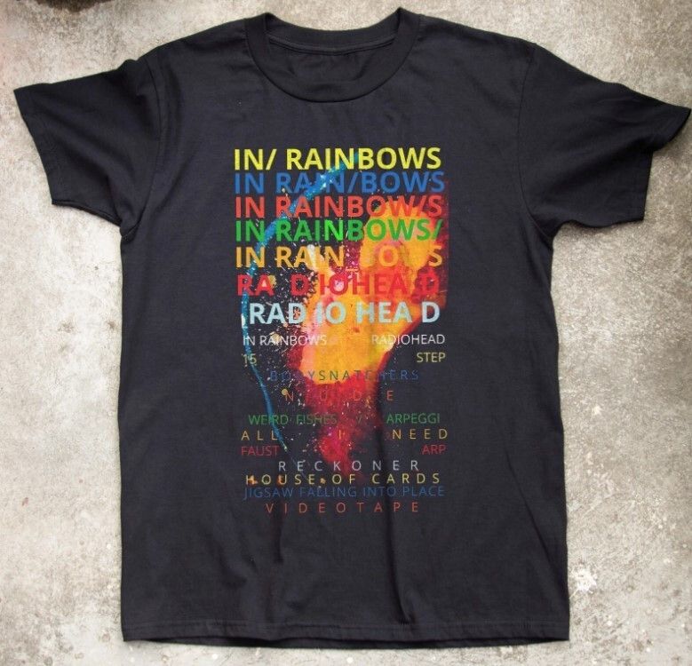 Other Radiohead In Rainbows Album Black Unisex T-shirt Size US L / EU 52-54 / 3 - 1 Preview
