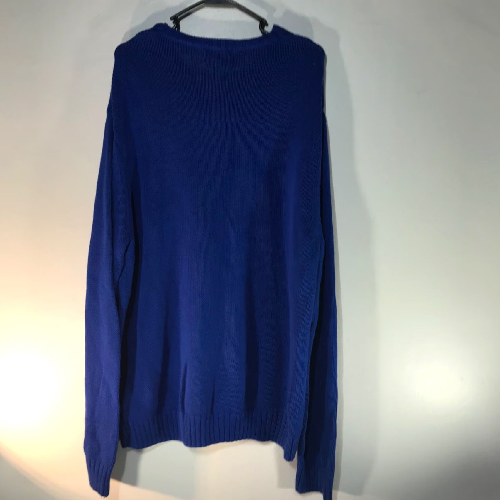 Chaps Chaps Blue Cotton Sweater XL Classic Pullover Long Sleeve Business Casual Mens Size US XL / EU 56 / 4 - 2 Thumbnail