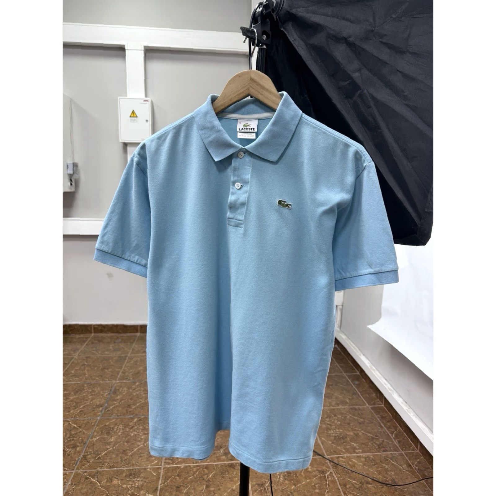 Lacoste VINTAGE Lacoste Polo T-Shirt Men 90s Regular Size L Blue 90s Polo Single Stitch Retro Rare Jeans? Size US L / EU 52-54 / 3 - 2 Thumbnail