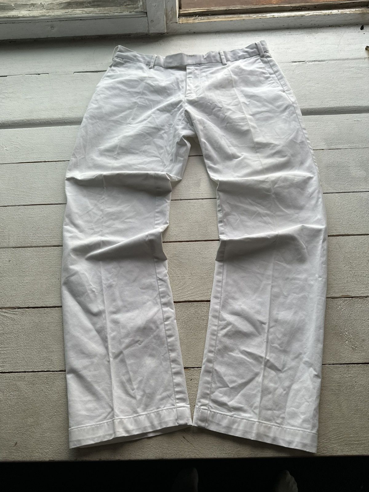 LUXURY🚨Vintage Polo Ralph Lauren WHITE Baggy Pants