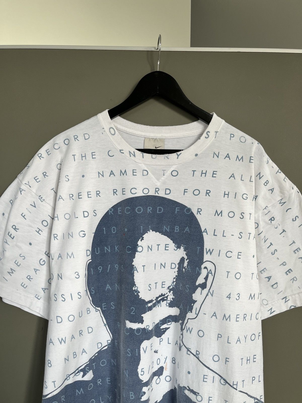 Nike Nike Vintage Extra RARE Jordan Overprinted T-shirt Size US XL / EU 56 / 4 - 3 Thumbnail