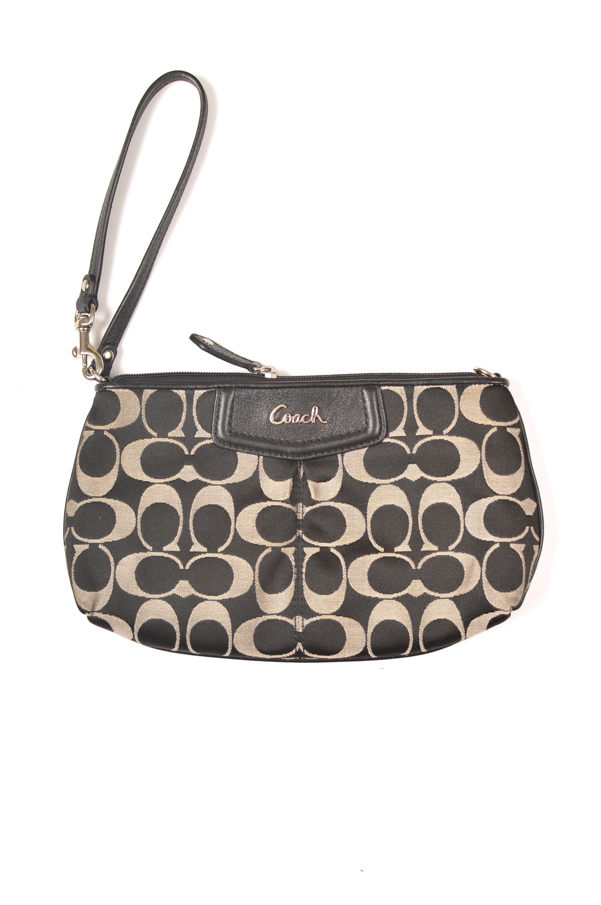 Coach Coach Signature Wristlet Clutch Bag Size ONE SIZE - 1 Thumbnail