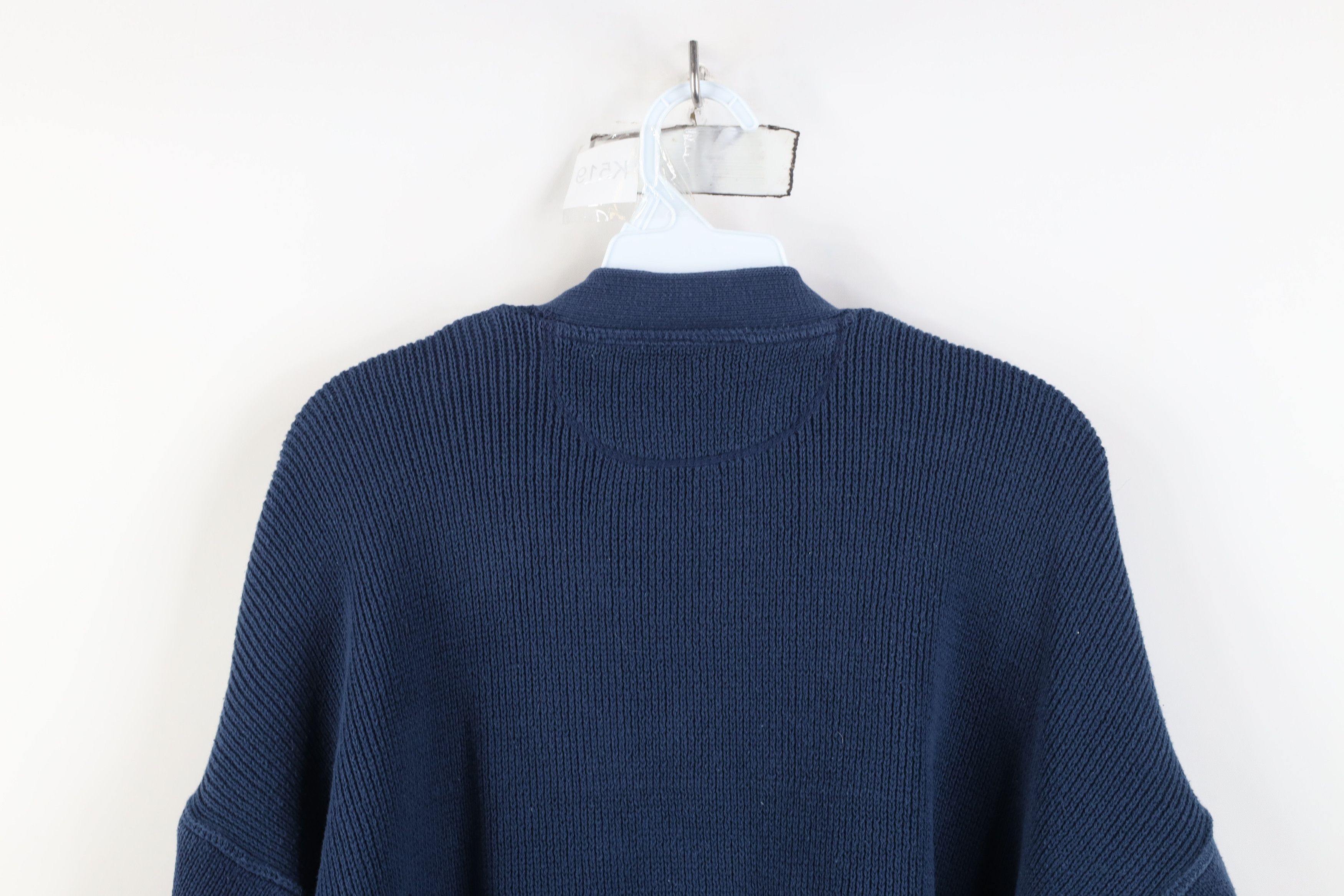 Dockers Vintage 90s Dockers Levis Ribbed Knit Cardigan Sweater Size L / US 10 / IT 46 - 12 Thumbnail