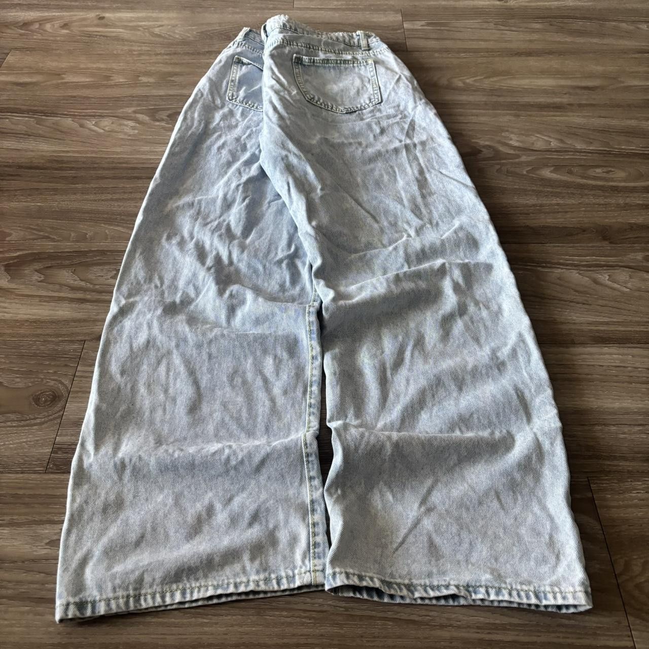 Vintage Crazy Vintage Y2K/2000s Baggy Light Wash Streetwear Skater Denim Jeans! 36x32 Size US 36 / EU 52 - 4 Thumbnail