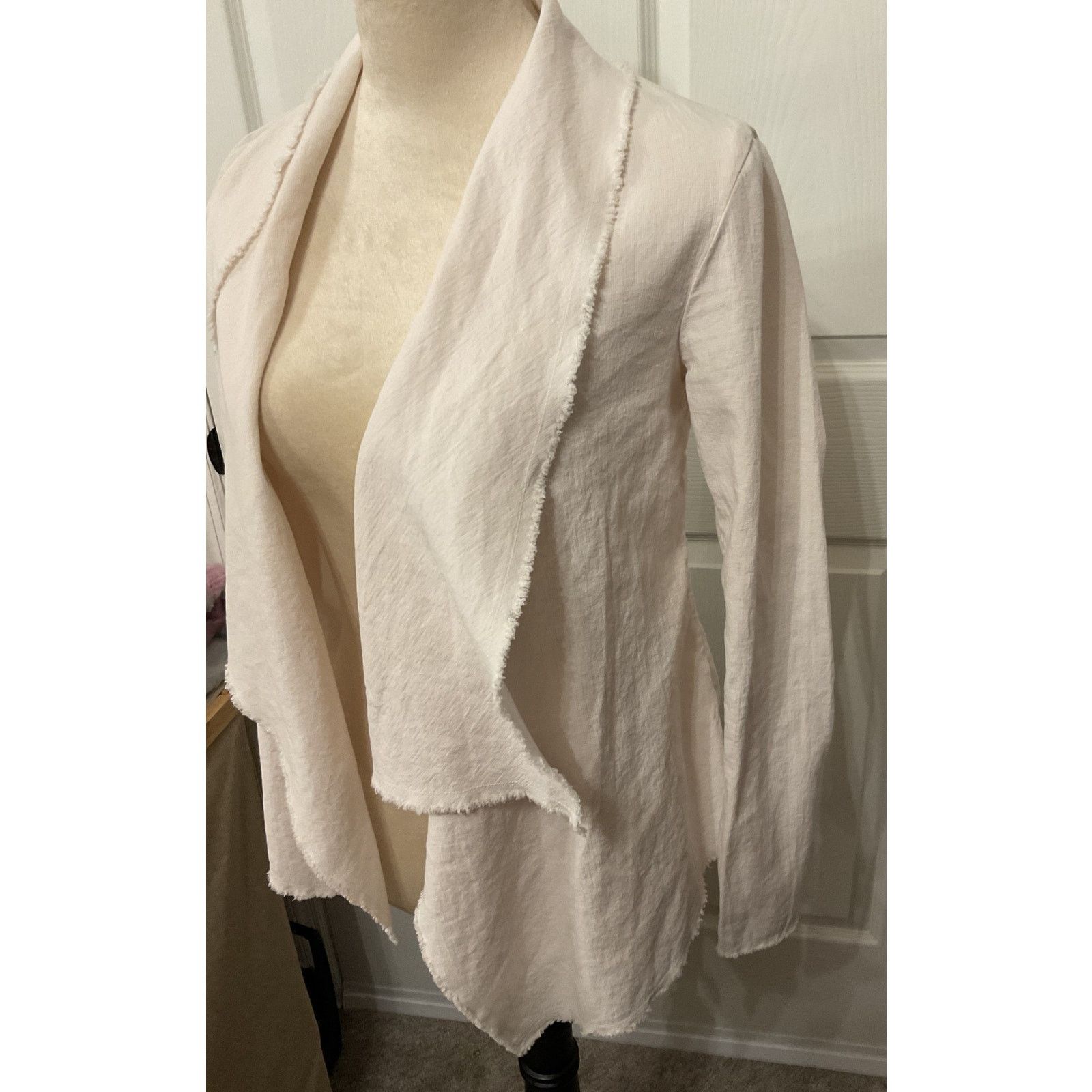 Michael Stars Michael Stars Slub Knit Open Front Waterfall Cardigan, XS Size XS / US 0-2 / IT 36-38 - 2 Thumbnail