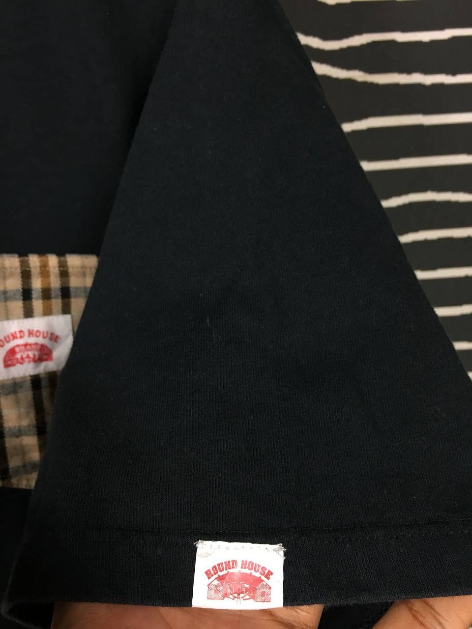 Vintage Round House Workwear Brand Checked Pocket Tee Size US XL / EU 56 / 4 - 5 Thumbnail