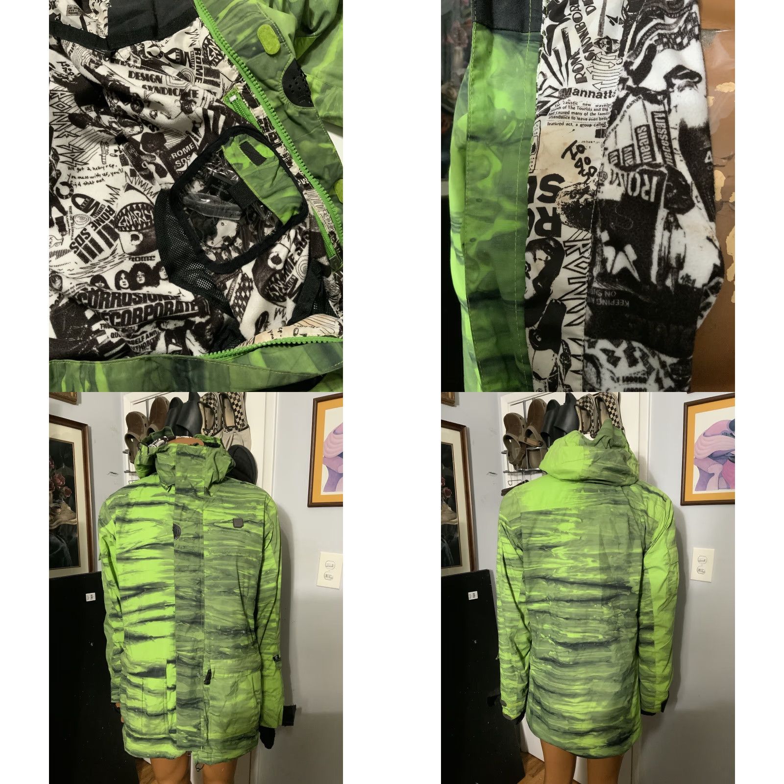 destin VINTAGE Rome SDS The Manifest Destiny Softshell Fibretronic Ski Jacket Sz. M Men Green Ski Snowboarding Jacket Size US M / EU 48-50 / 2 - 10 Thumbnail