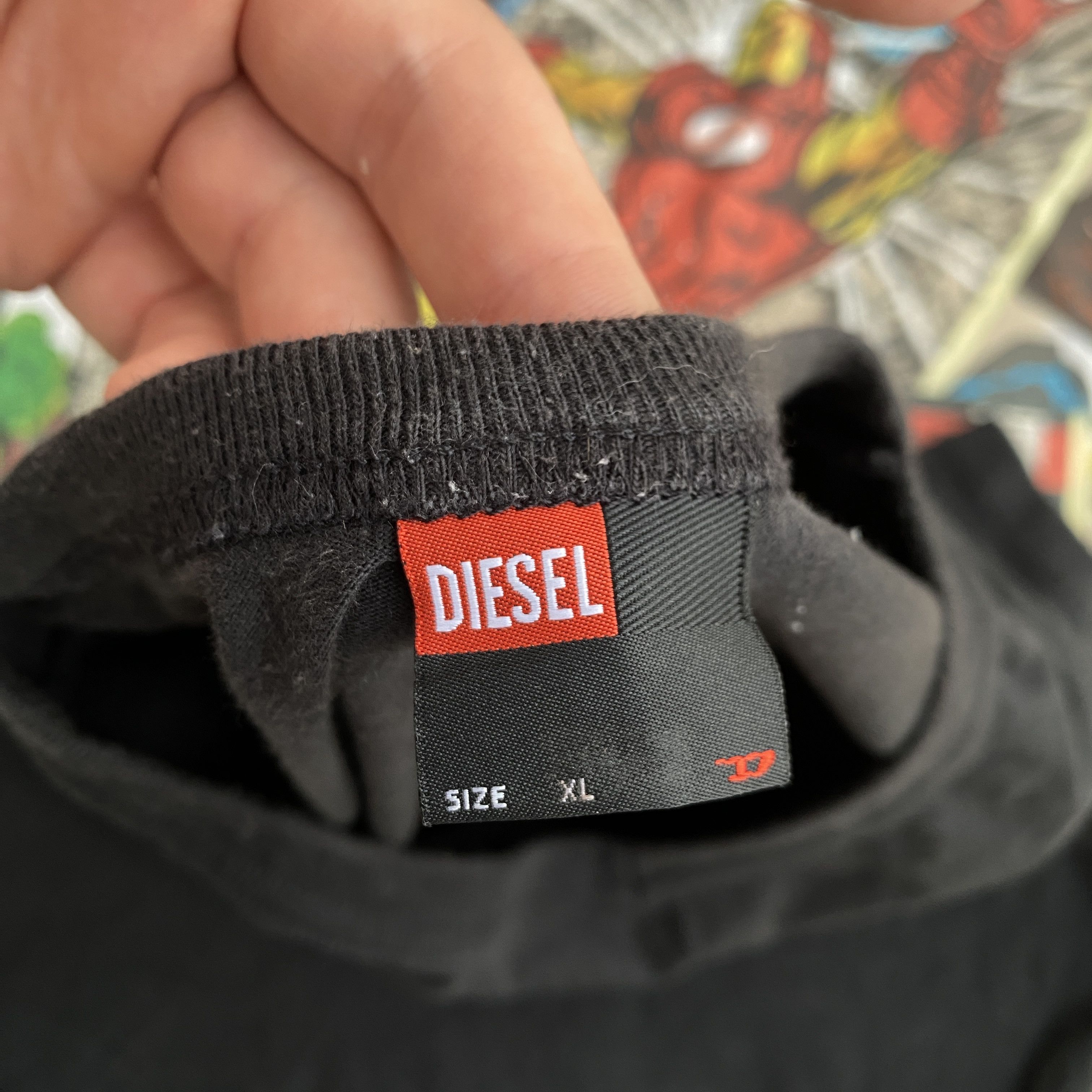 Diesel × Vintage Diesel vintage slim fit black t-shirt - XL Size US XL / EU 56 / 4 - 4 Thumbnail