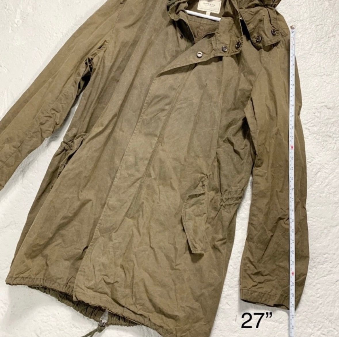 Frank & Oak Frank & Oak Hooded Anorak Jacket Parka Raincoat Forest Green Size US L / EU 52-54 / 3 - 5 Thumbnail