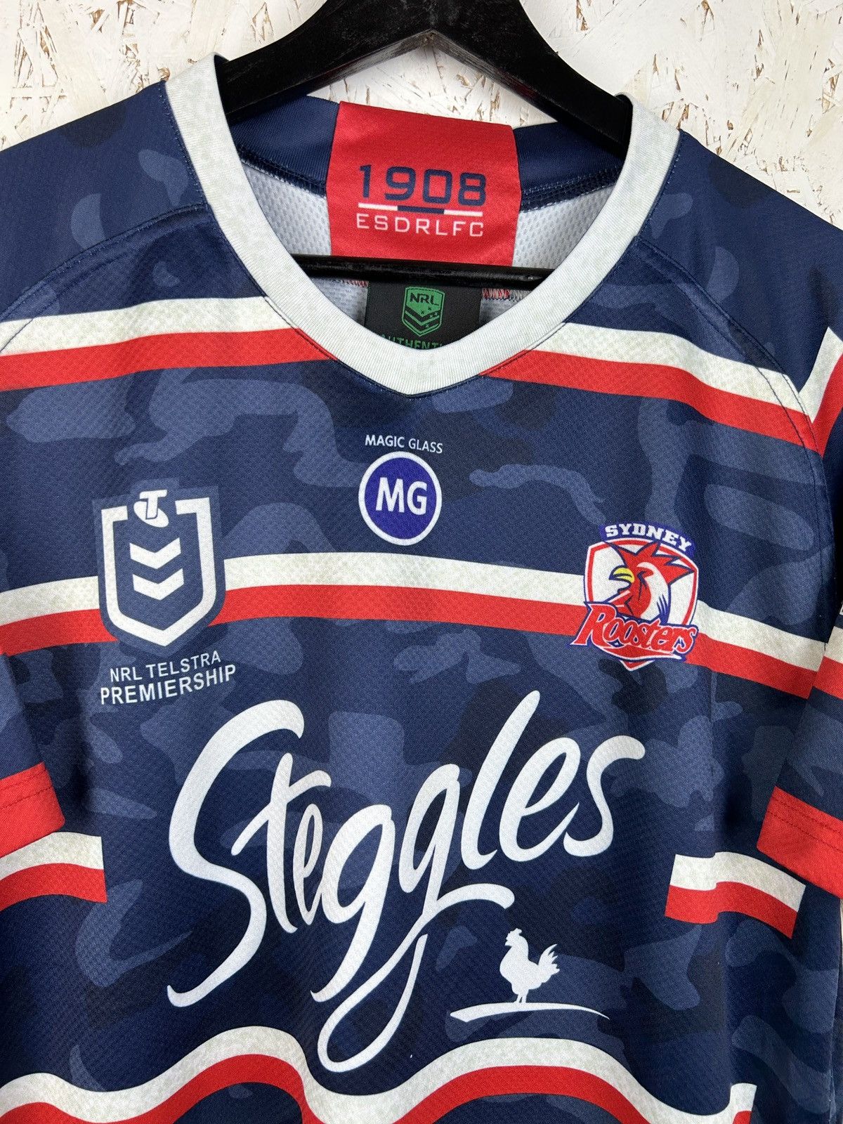 Other Sydney Roosters NRL Isc Rugby 2020/21 Retro Jersey Size L Size US L / EU 52-54 / 3 - 2 Thumbnail
