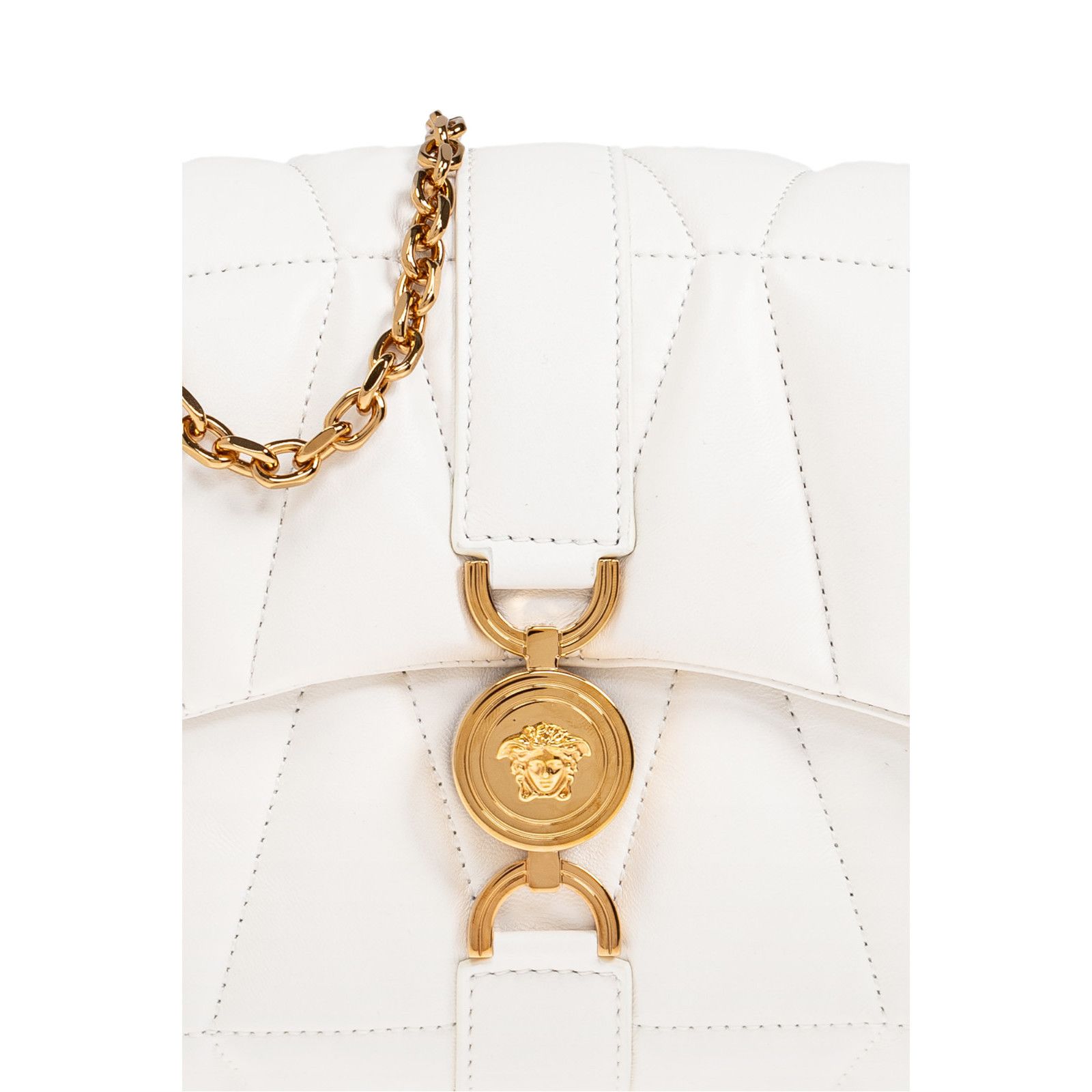 Versace VERSACE White Leather Shoulder Bag New & Authentic Size ONE SIZE - 5 Thumbnail
