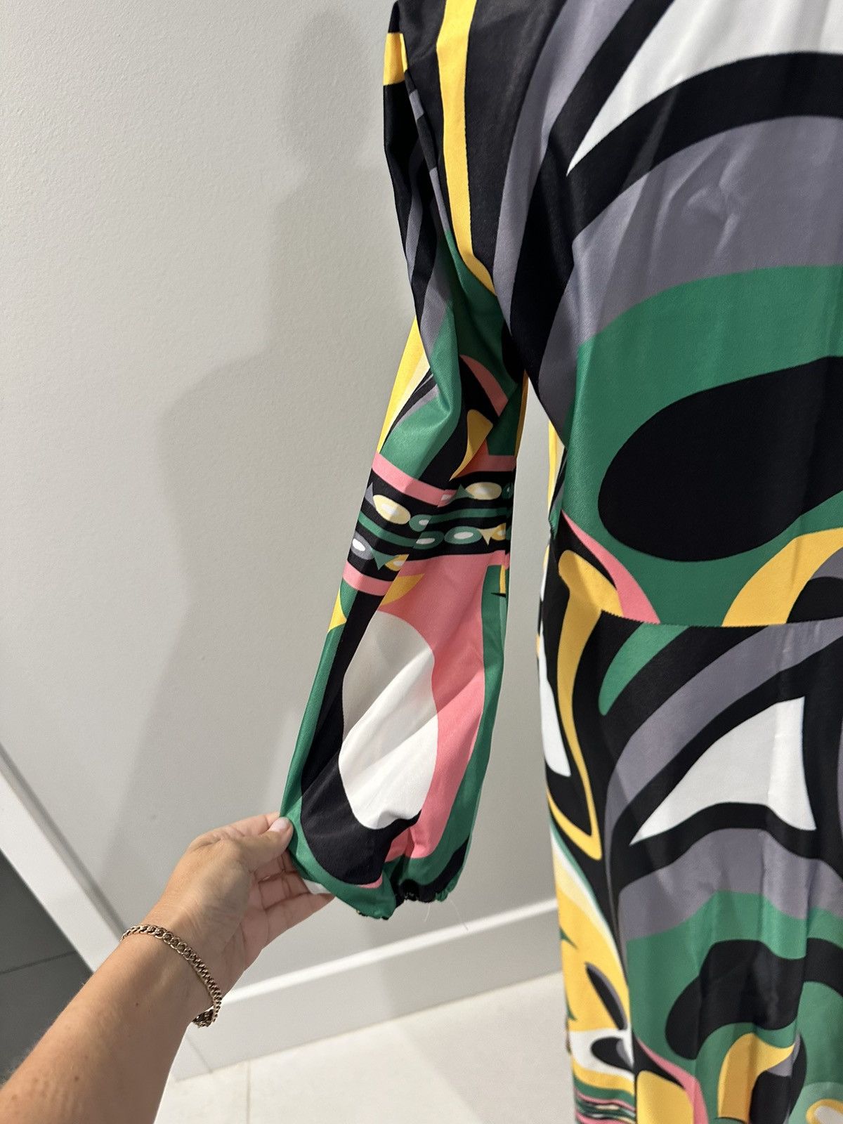 Other N BY Nancy MAXI BALLOON SLEEVE STATEMENT FASHION DRESS Size S / US 4 / IT 40 - 3 Thumbnail
