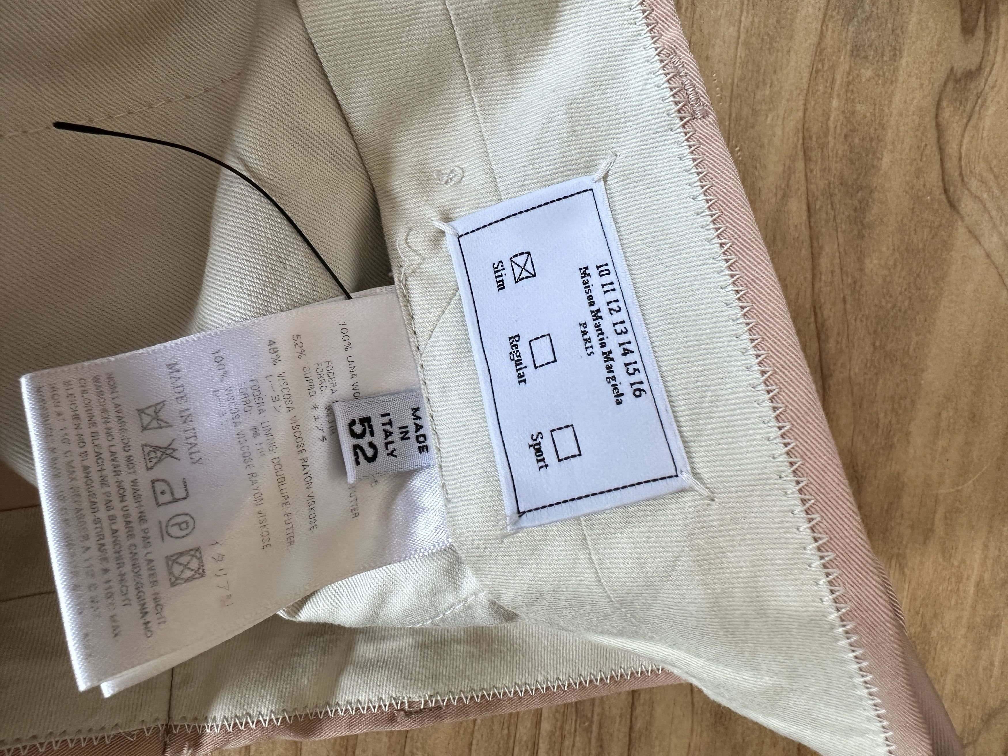Maison Margiela Maison Margiela Wool Straight Leg Trousers Size US 32 / EU 48 - 5 Thumbnail