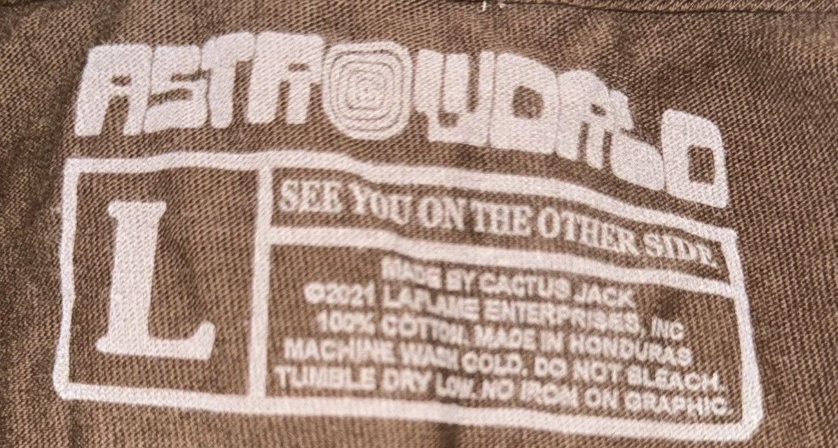 Travis Scott Cactus Jack by Travis Scott Scare Bear Tee Size US L / EU 52-54 / 3 - 3 Thumbnail