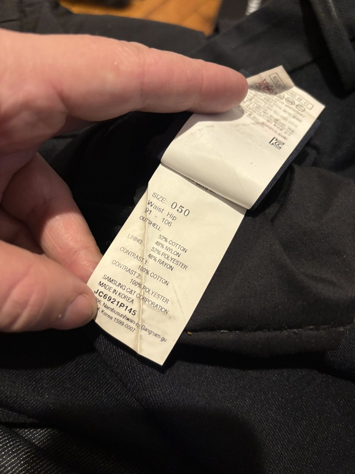 Juun.J Juun.J Black Double Front Zip Trousers Size 50 Size US 34 / EU 50 - 10 Thumbnail