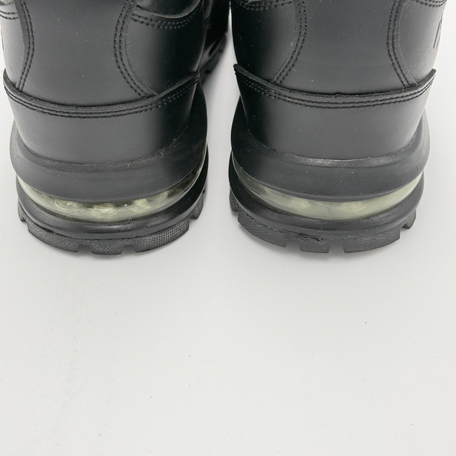 Other Mountain Gear Men's Black Leather Air Cushion Sneakers Size US 8.5 / EU 41-42 - 5 Thumbnail