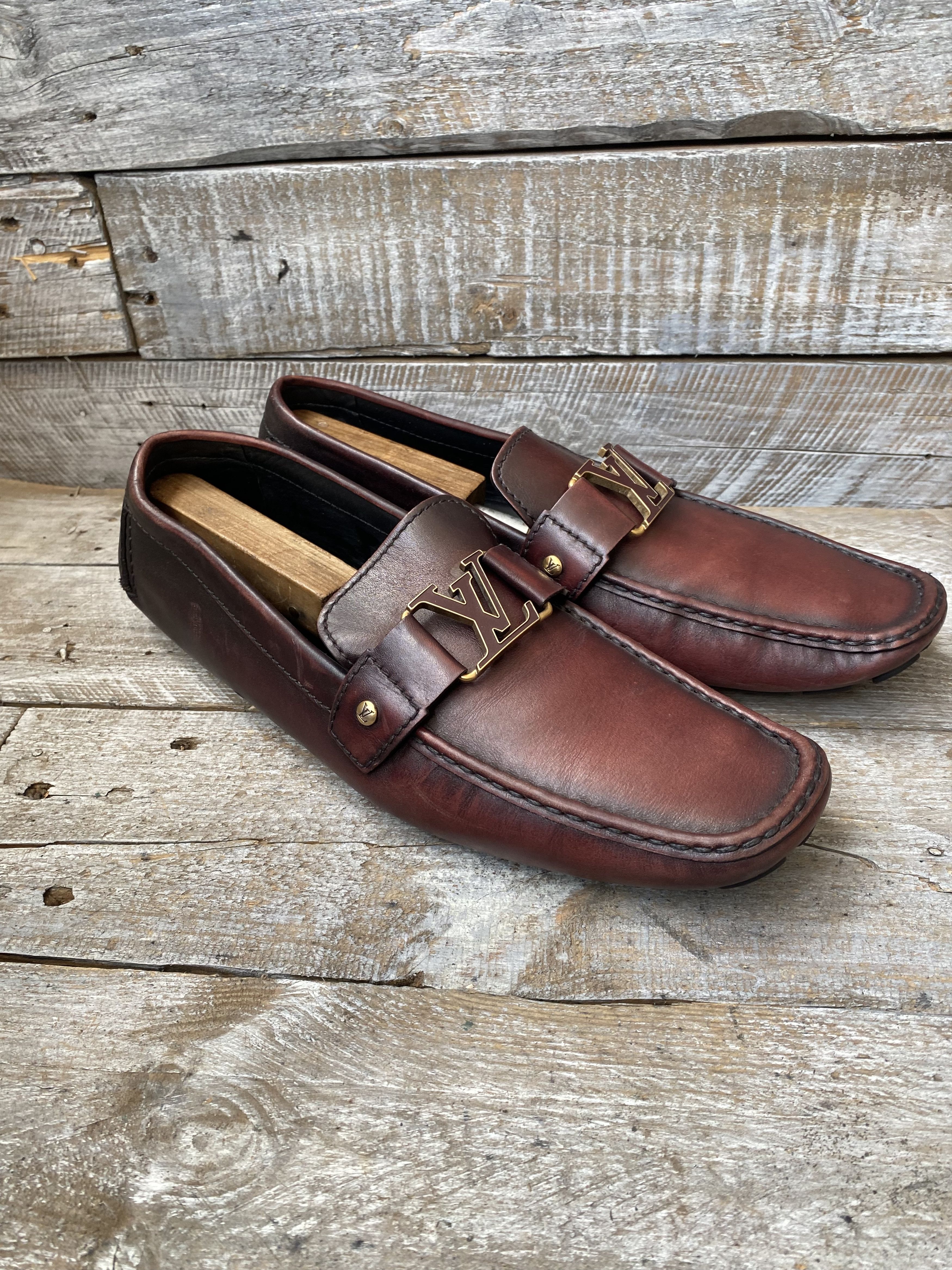 Louis Vuitton Louis vuitton montecarlo logo horsebit loafer slip on uk11.5 Size US 11.5 / EU 44-45 - 11 Thumbnail
