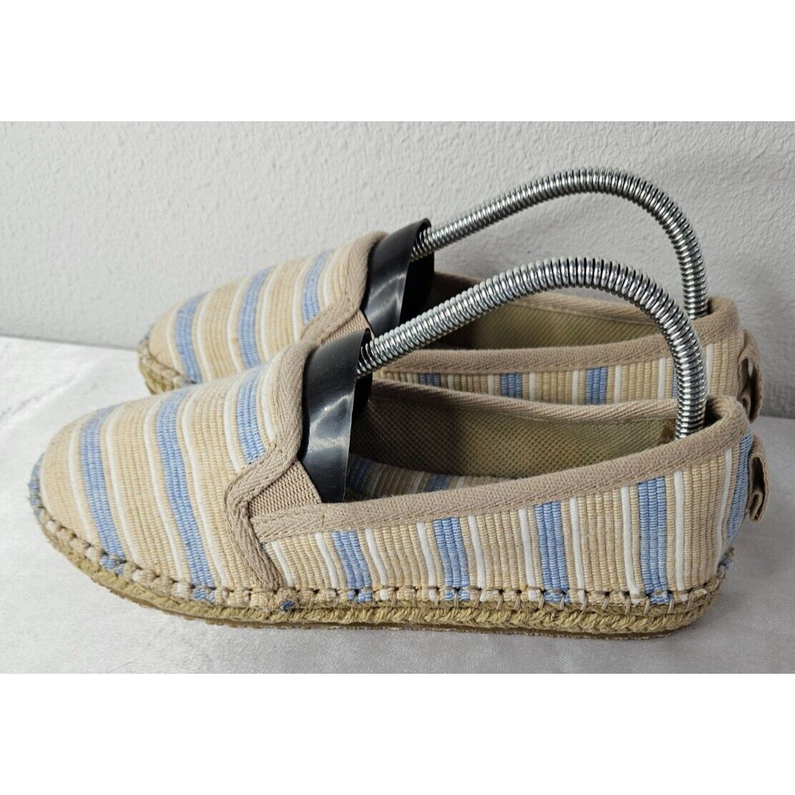 Other Acorn Espadrille Slippers Women’s Size 8 Beige Blue Striped Size US 8 / IT 38 - 4 Thumbnail