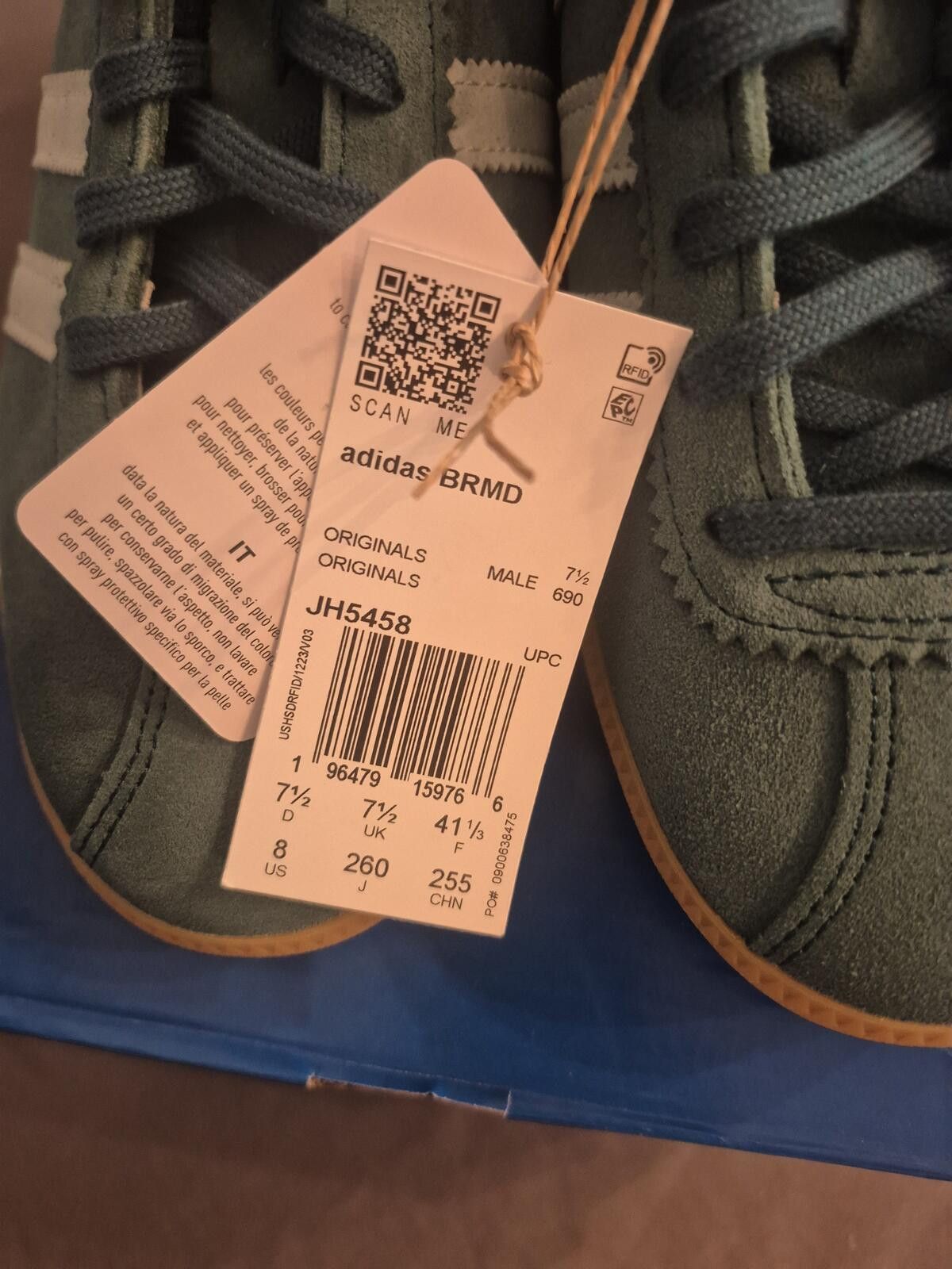 Adidas Adidas BRMD Green with Gum Bottoms Sz 8 M Size US 8 / EU 41 - 4 Thumbnail