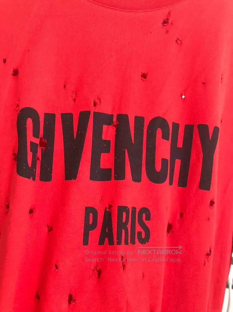 Givenchy Givenchy Ripped Short Sleeve T-Shirt Size US XS / EU 42 / 0 - 4 Thumbnail