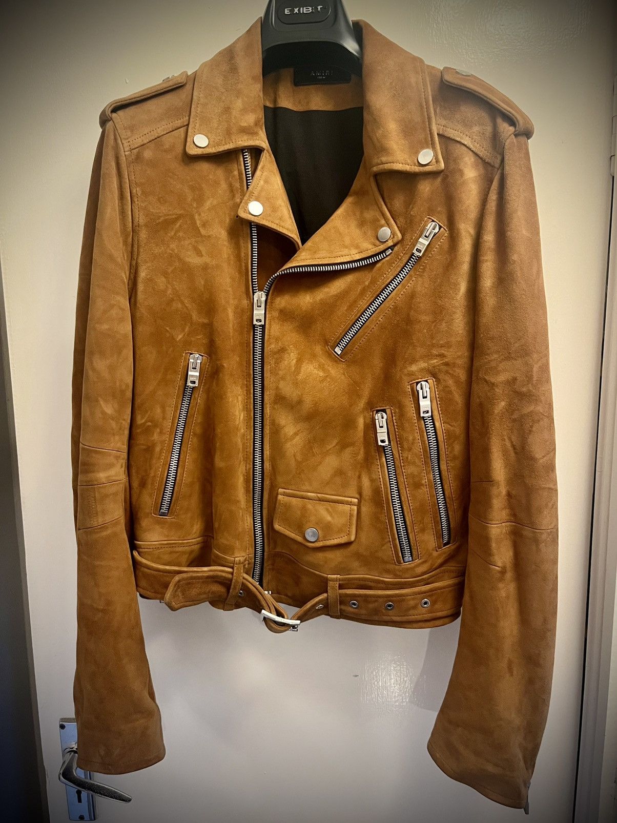 Amiri AMIRI Tobacco Biker Jacket Size US M / EU 48-50 / 2 - 1 Thumbnail