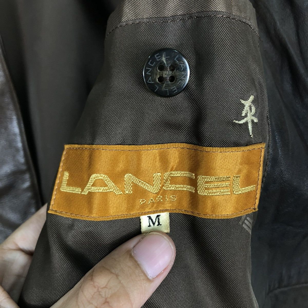 Lancel 🔥VINTAGE BIKER LEATHER JACKET LANCEL PARIS Size US M / EU 48-50 / 2 - 21 Thumbnail