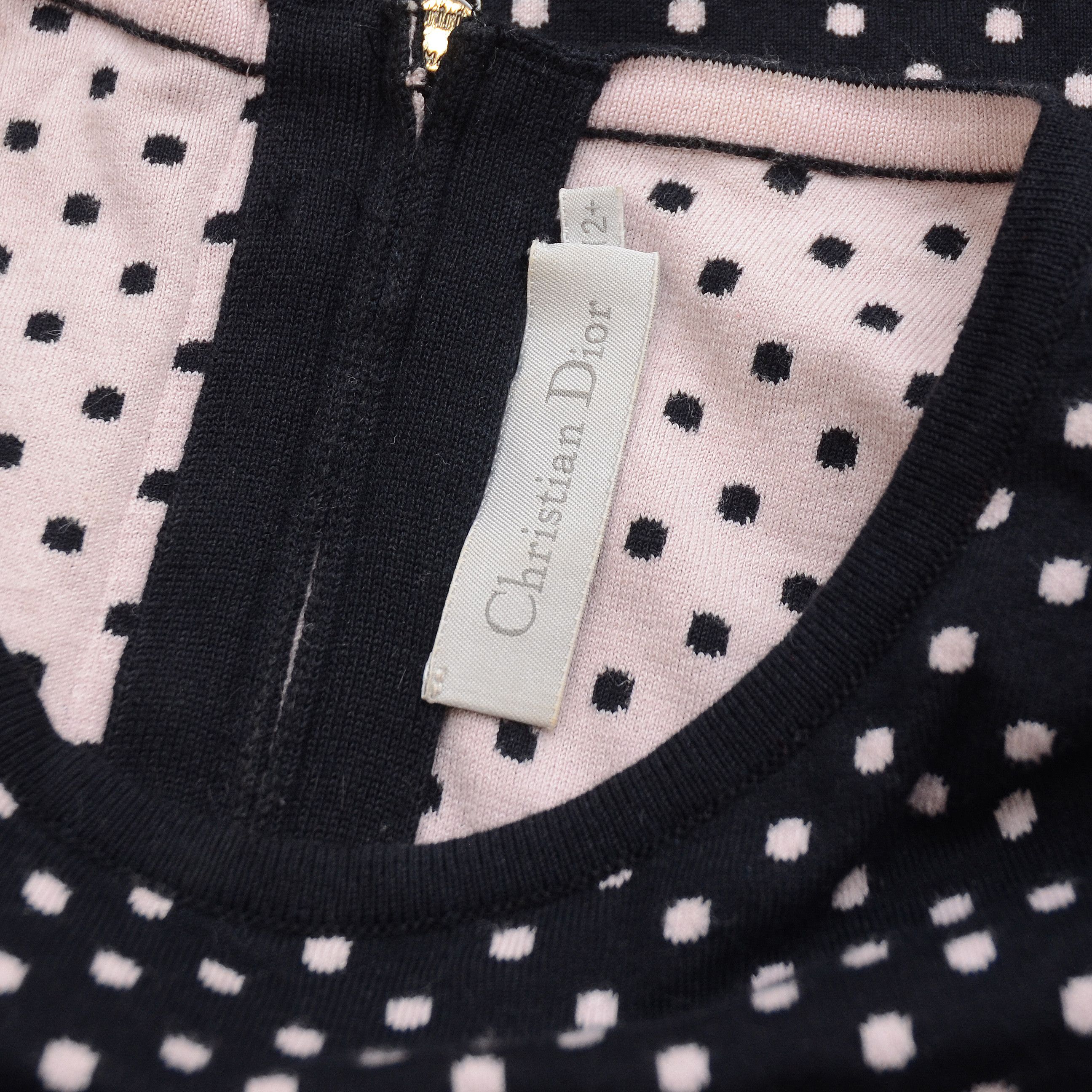 Christian Dior Monsieur Christian Dior Women's Polka Dot T-Shirt XS-S Authentic Size XS / US 0-2 / IT 36-38 - 9 Thumbnail