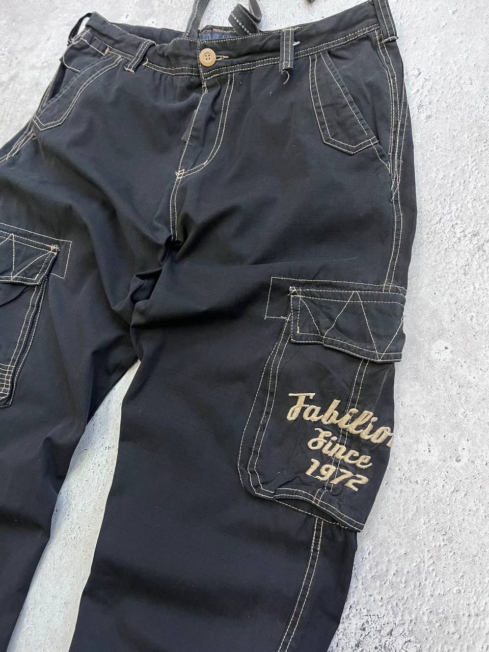 Japanese Brand 2000s Tete Home Multipocket Bondage Cargo Pants Size US 30 / EU 46 - 7 Thumbnail