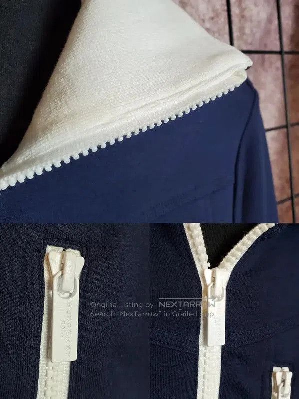 Burberry Burberry Golf Navy Cotton Blend Half-Zip Sweatshirt. Size S / US 4 / IT 40 - 6 Thumbnail
