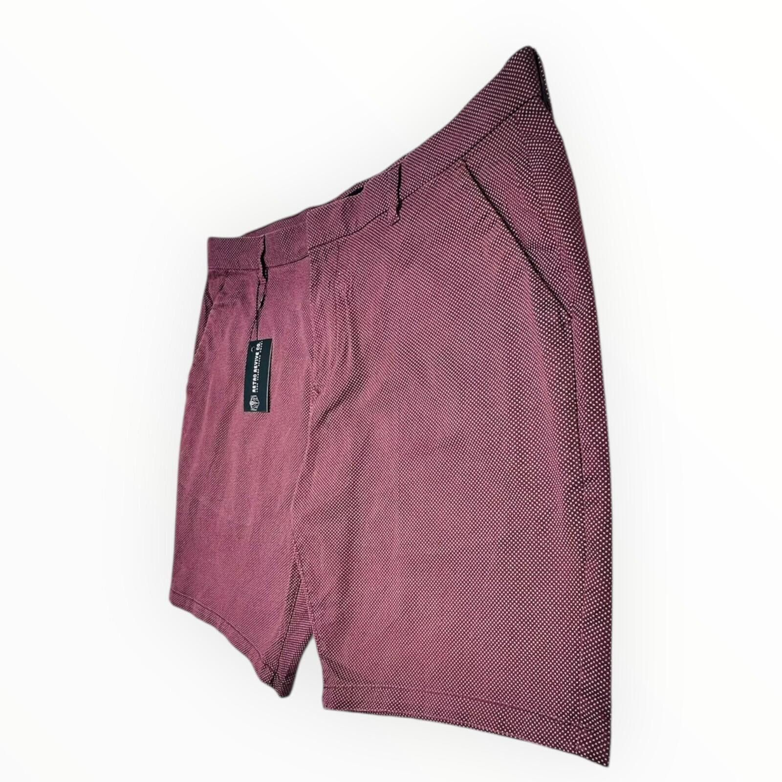 NEXT Next Shorts Men's UK Size 2XL Red Straight Fit Zip Button Size US 40 / EU 56 - 2 Thumbnail