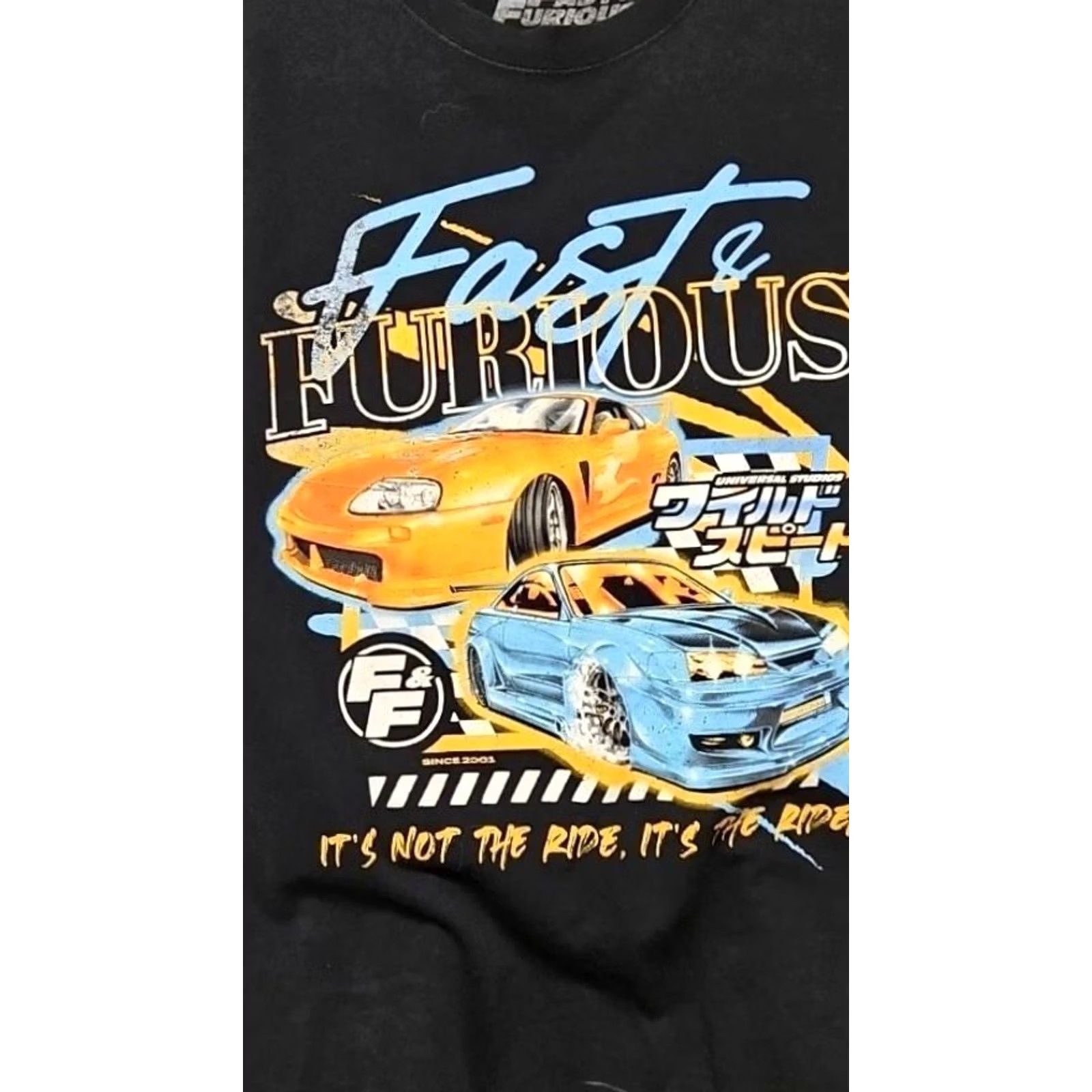 Vintage Fast & Furious Graphic T-Shirt Men’s M Black Cars Movie Tee Universal Studios Hollywood Size US M / EU 48-50 / 2 - 2 Thumbnail