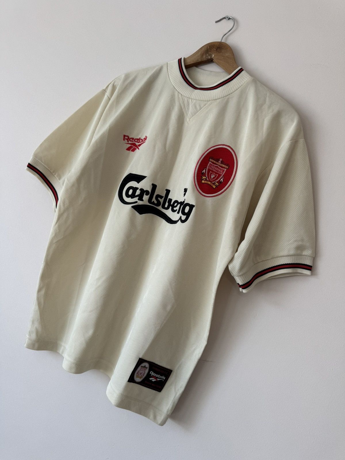 Reebok Vintage Liverpool 1996-1997 Away Soccer Jersey Football Shir Size US M / EU 48-50 / 2 - 3 Thumbnail