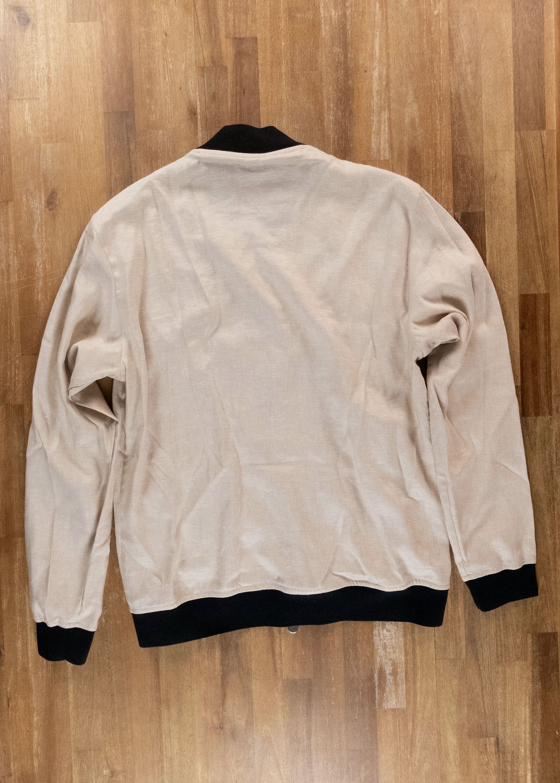 Kiton KITON Pahoa beige linen bomber jacket Size 50 / Large Size US L / EU 52-54 / 3 - 9 Thumbnail