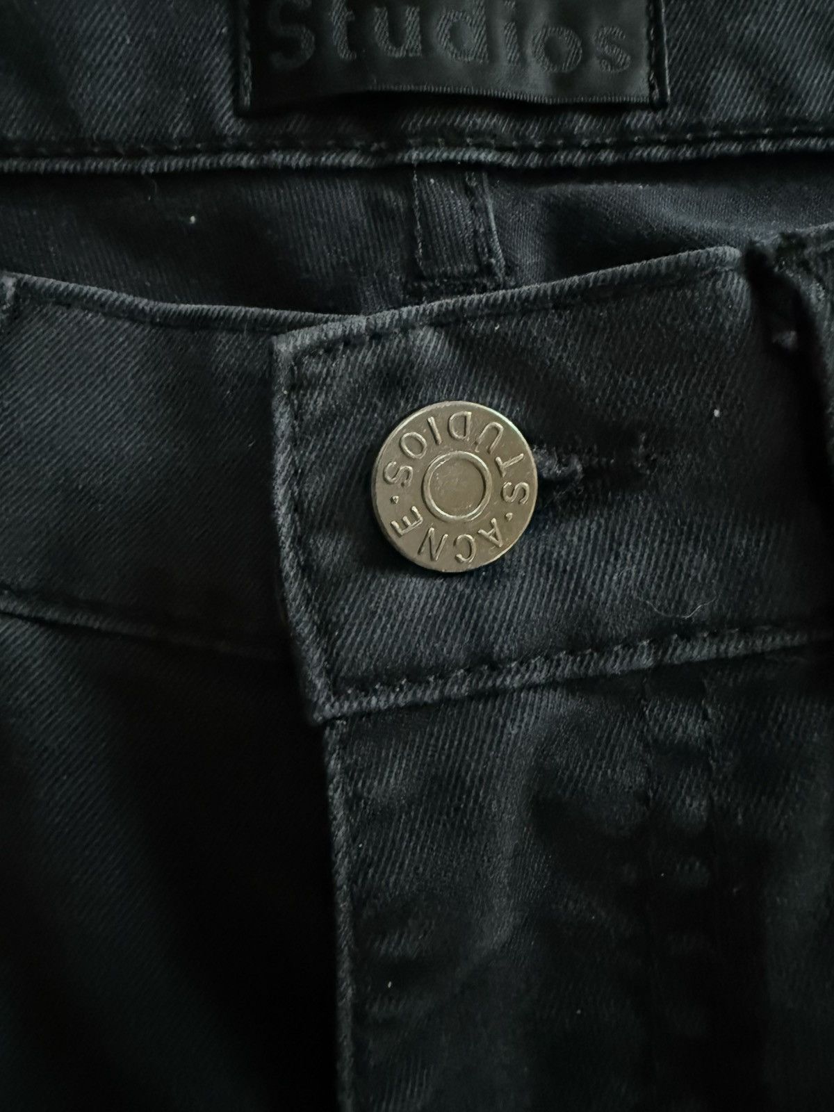 Acne Studios Acne Studios Ace Ups Black Slim Jeans Size US 31 - 4 Thumbnail