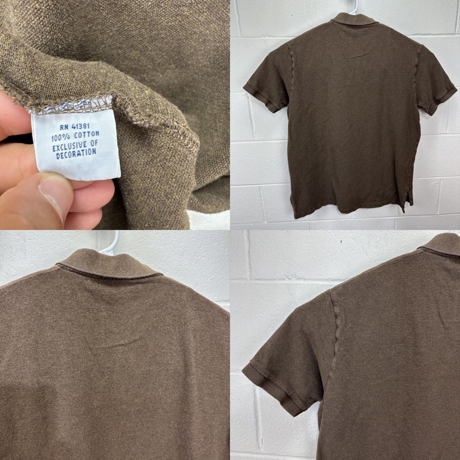 Polo Ralph Lauren VINTAGE Polo Ralph Lauren Polo Shirt Mens XL Short Sleeve Brown Cotton Casual Preppy Golf City Size US XL / EU 56 / 4 - 8 Thumbnail