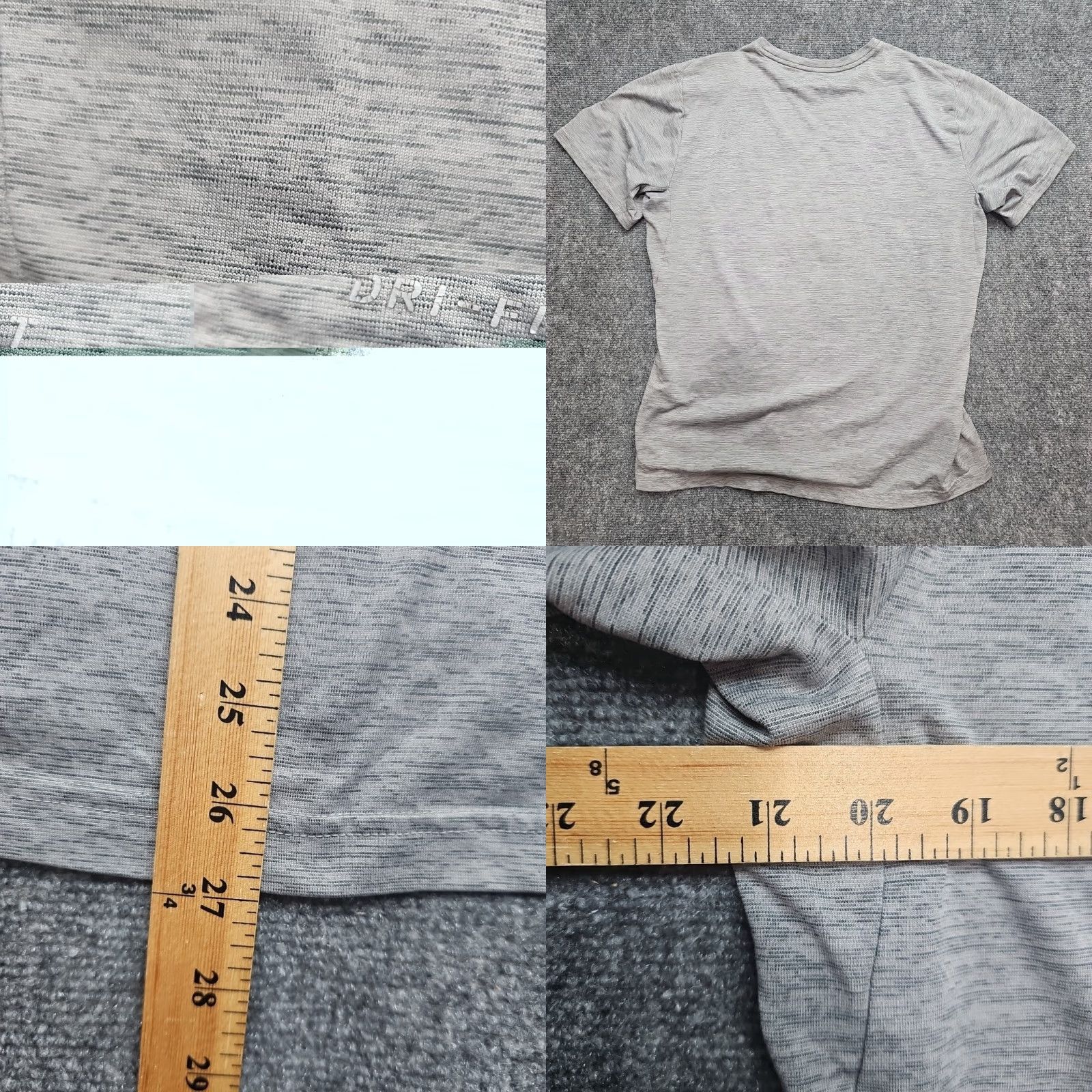 Nike Nike Alabama Crimson Tide T-Shirt Men XL Gym Gray Dri-FIT Tee A Script Logo Size US XL / EU 56 / 4 - 8 Thumbnail