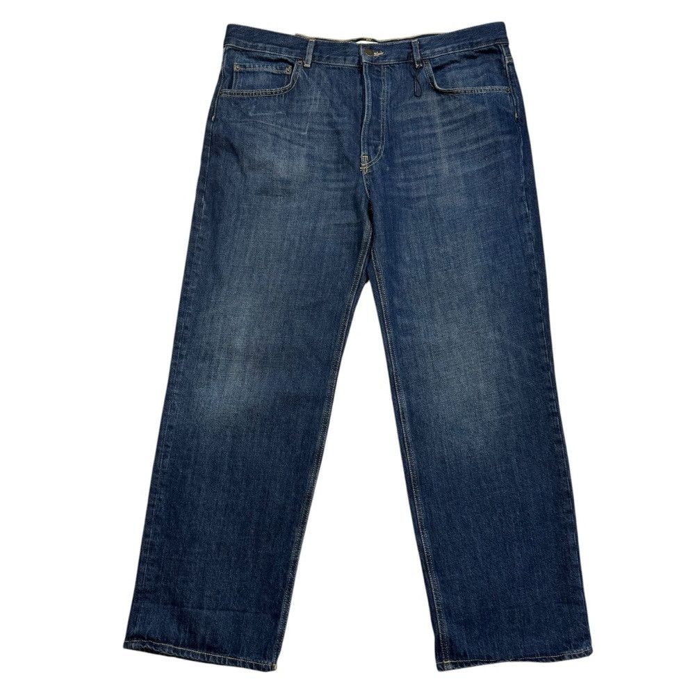 Zara NWT New Zara The Relaxed Boyfriend Rinse Indigo Jeans Size Size 36" / US 14 / IT 50 - 2 Thumbnail