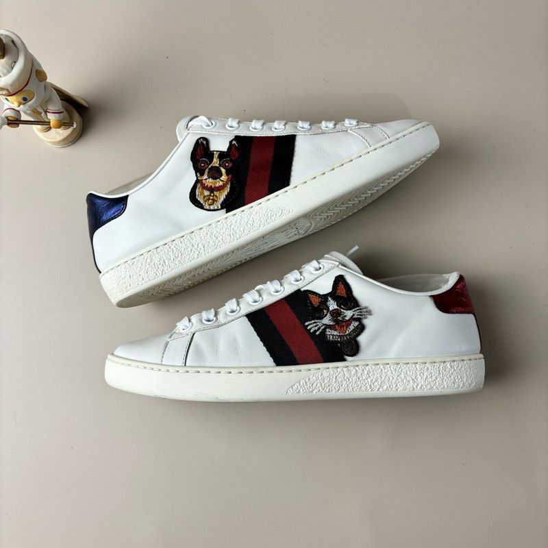 Gucci Gucci Ace "Year of the Dog" Fashion Sneakers Size US 5 / IT 35 - 5 Thumbnail