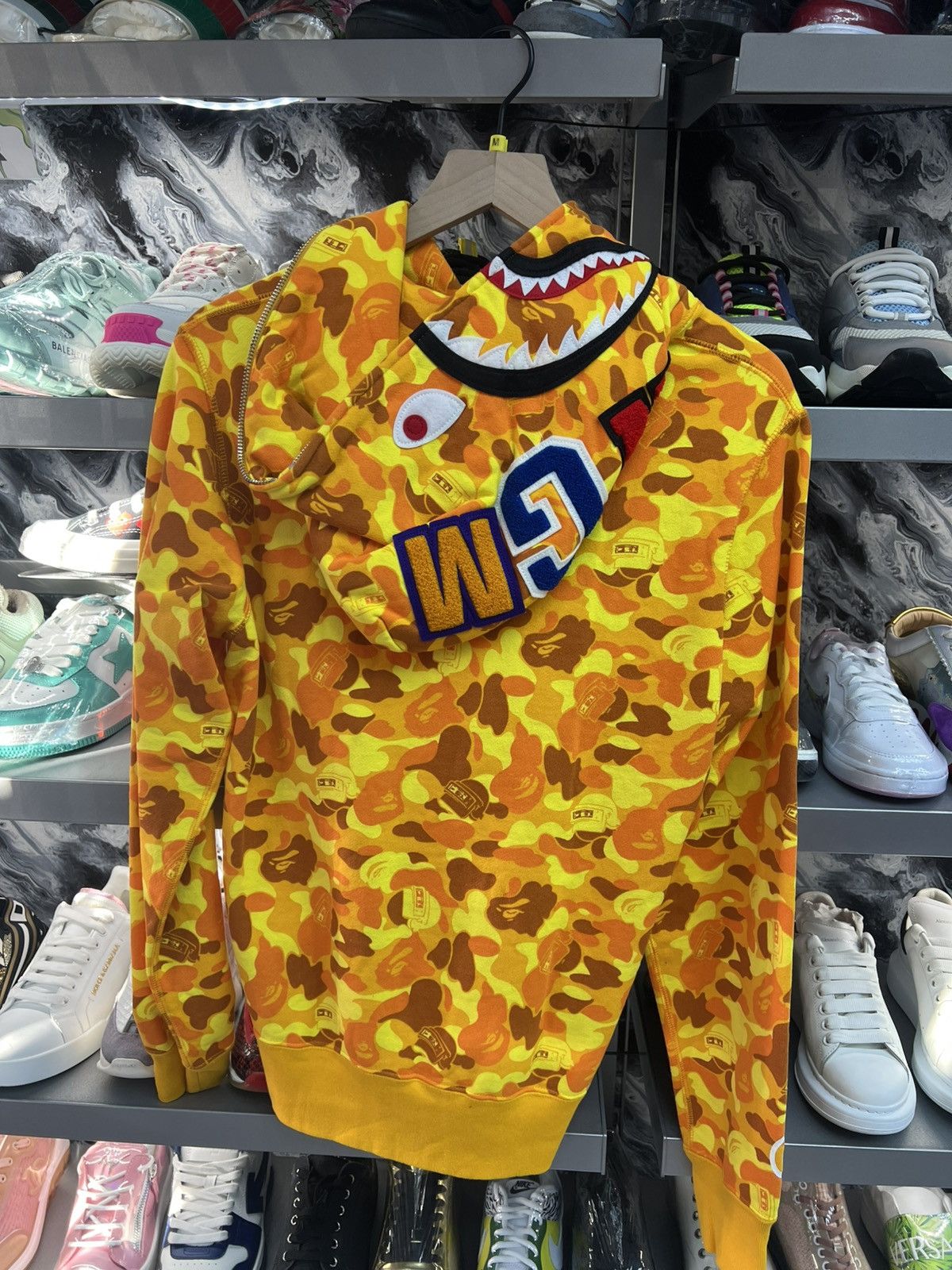 Bape Bape shark Hoodie Size US M / EU 48-50 / 2 - 2 Thumbnail