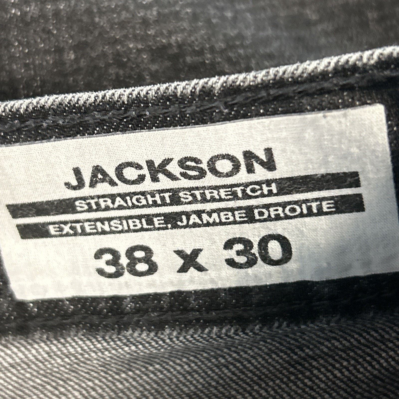 Buffalo David Bitton Loose Baggy Jeans 38x30 Hamilton Relaxed Black Straight Wide Size US 38 / EU 54 - 4 Thumbnail